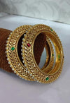 Stylish Bangles With Multicolor Stones