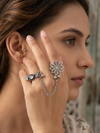 Buy Oxidized Two finger Ring