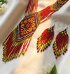 Handmade Multicoloured Beaded Neckpiece