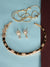 Rose Gold Plated Geometric Designer Choker Set