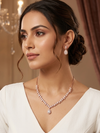 American Diamond Necklace Set with Earrings