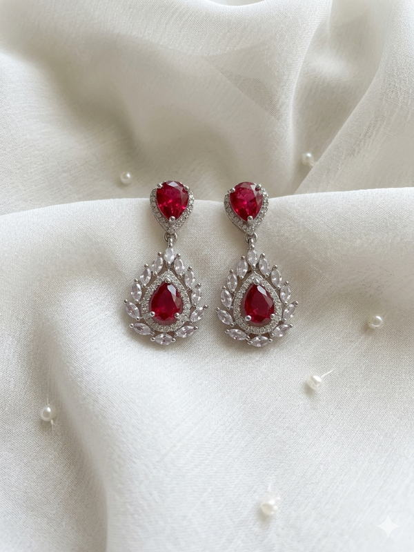 Premium Quality American Diamond Earrings