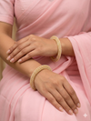 Elegant White Pearl Bangles