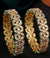 Meraki Dazzling Gold Plated Flower Design