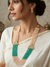 Light Green Crystal with Multi String And Kundan Necklace Set for Women