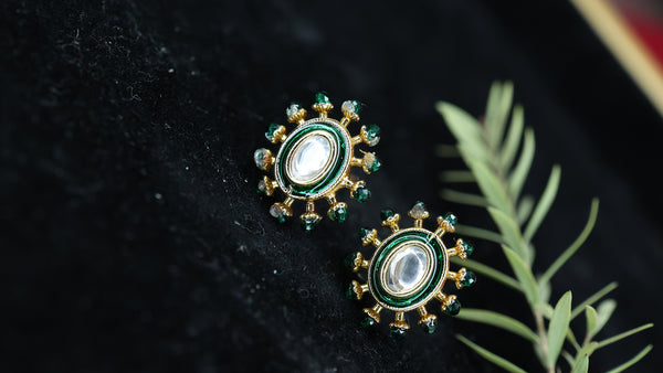 Buy Meraki Stone Studded Studs
