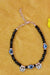 Butterfly Evil Eye Black Beads Bracelet