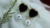 Classic Heart Shape Pearl Drop Earrings