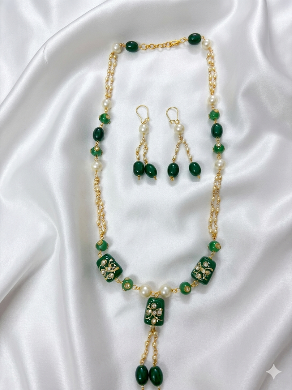 Beautiful Green Crystal Mala