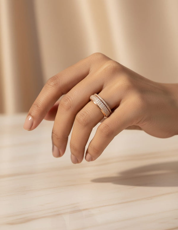 Rose Gold Diamond Ring