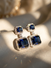 CZ Studs Drop Dangle