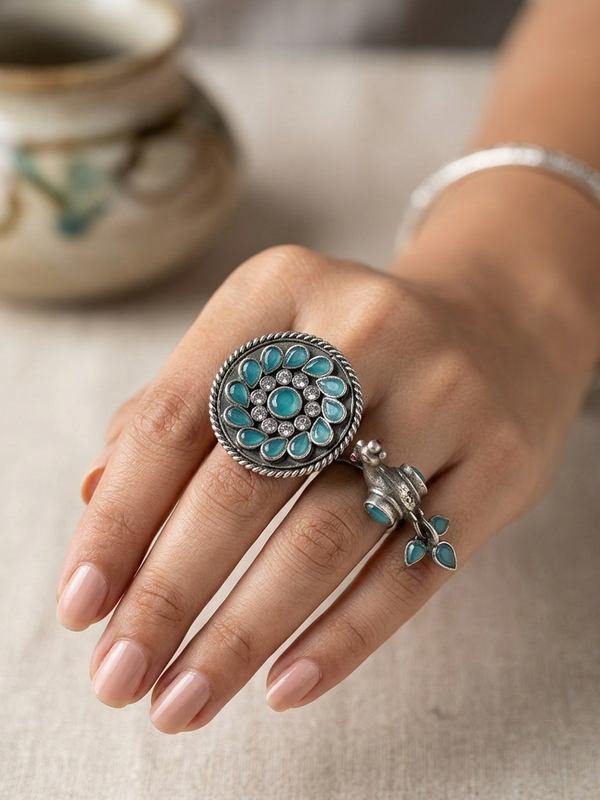 Meraki Double Line Bird Ring