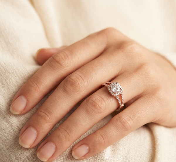 Rose Gold Diamond Ring