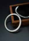Stunning Diamond Silver Bangles