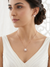Cosmic Pearl Rose Gold Pendant Set