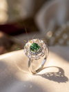 White Finish Diamond Ring