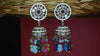 Multicolor Kundan Long Jhumka
