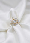 Heart Design Diamond Cocktail Ring