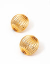 Leslie Textured Ball Studs