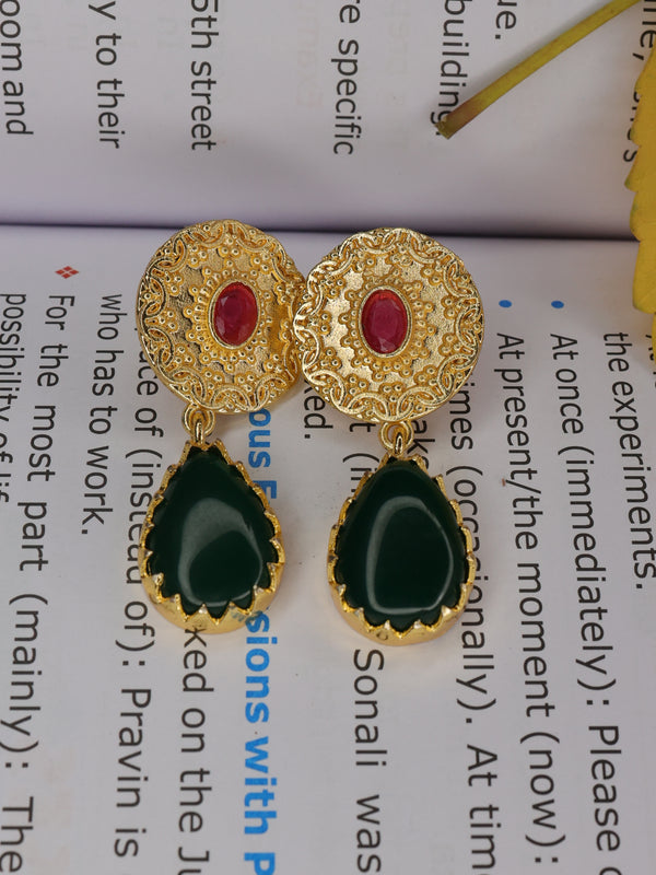 Ethnic Earrings With Stones