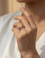 Criss-Cross Rose Gold Diamond Ring