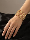 Crossing Paths Gold Bracelet
