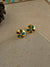 Multicolor Floral Stud Earring