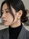 Elegant Chunky Resin Earrings
