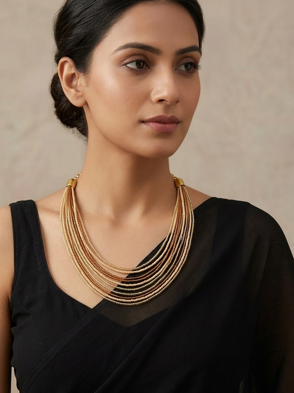 Elegant Beaded Neckpiece