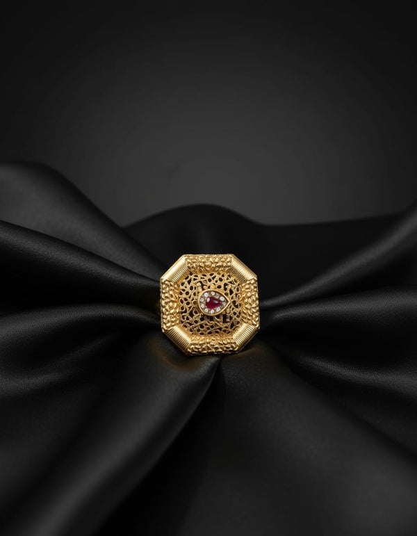 Stunning Gold Plated Ring
