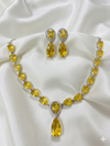Luxury Teardrop AD Necklace Set