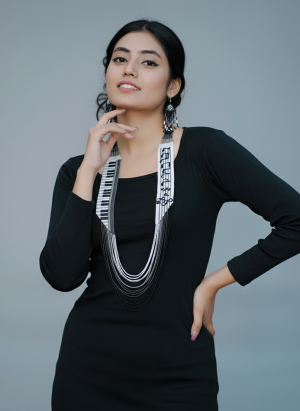 Premium Piano Design Stylish Necklace Set
