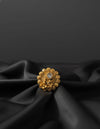 Flower Design Gold Plated Ring