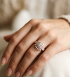 Diamond Flower Ring
