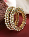 Ethnic Bangles With Pearls And Stones