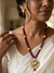 Crystal Pearls Gold Plated Mala