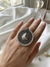 Silver Plated Ganesha Oxidized Ring