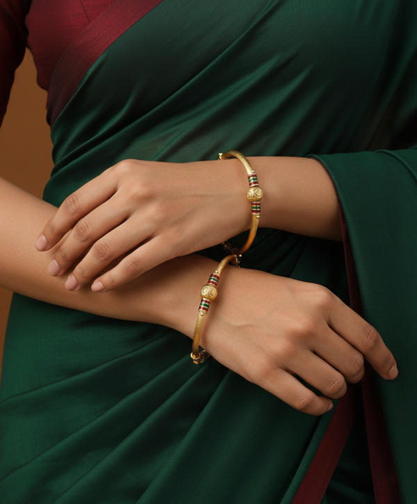 Gold Plated Traditional Bangles