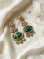 Resin Art Traditional Kundan Earrings