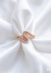 Blushing Swirl Rose Gold Ring