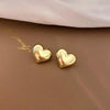 Golden Heart Studs