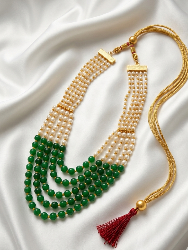 Multilayered Pearl Mala