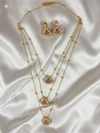 Gold-Plated Three Layered Necklace Sets