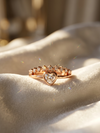 Gold Plated Heart Shaped Ring