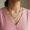 Trendy Diamond Studded Rose Gold Mangalsutra