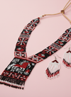 Meraki Trends Handmade Ukranian Beads Horse & Duck Design Necklace
