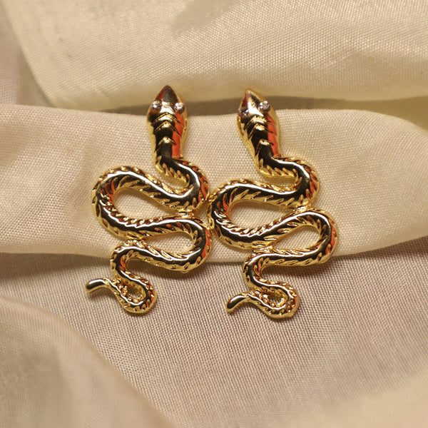 Classy Snake Design Korean Earrings