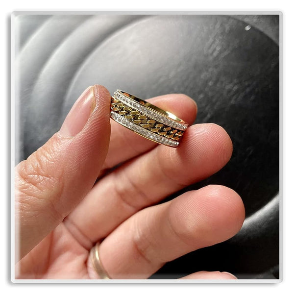 Diamond Studded Stylish Ring