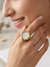 Golden Stylish Finger Watch Ring