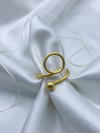 Luxury Brass Gold Plated Ring